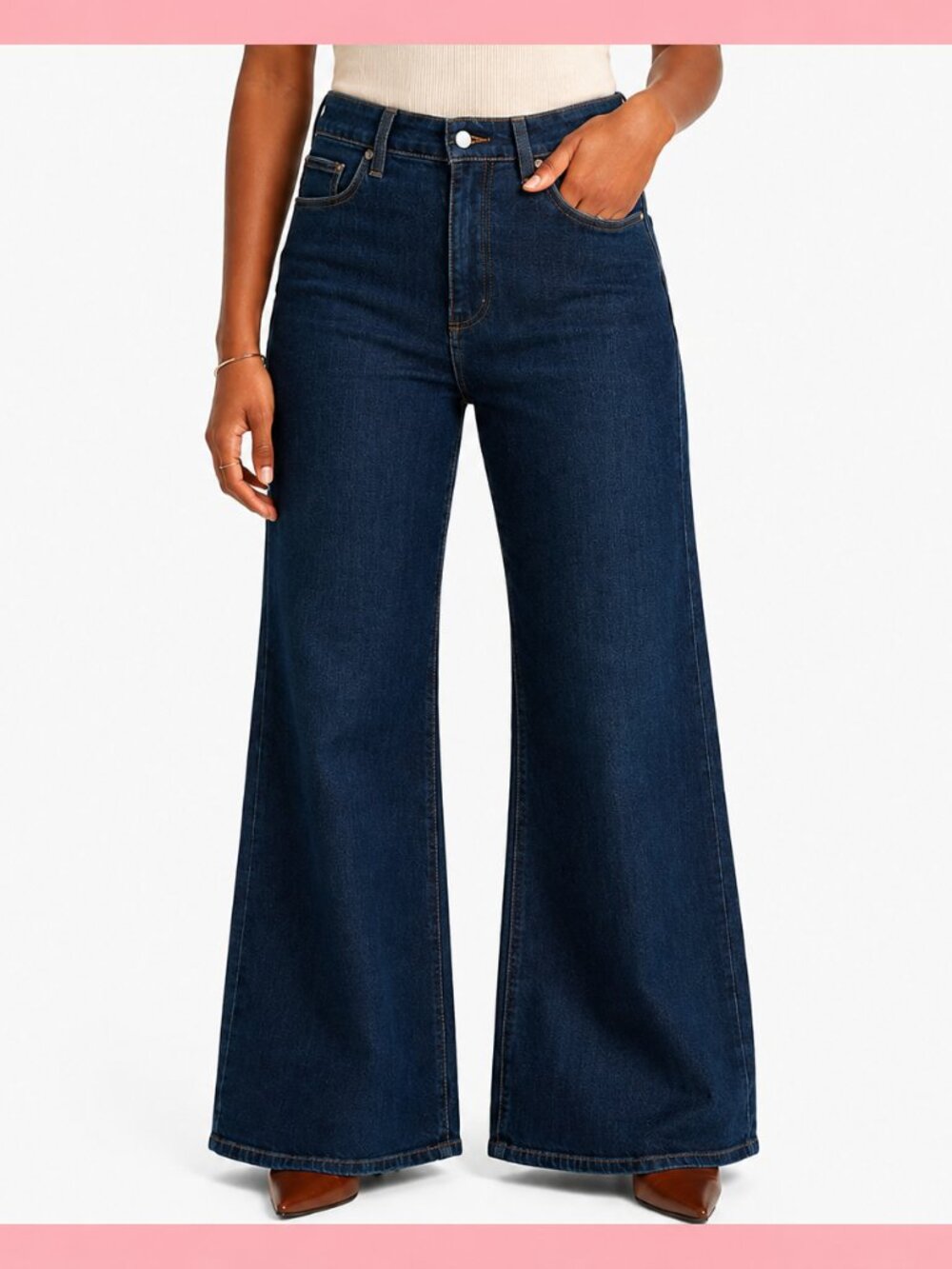 Women's LOFT Blue The Slim Flare Jeans Size 8